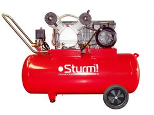  Воздушный компрессор Sturm, 2400 Вт, 100 л, ремень !  арт.  AC93103