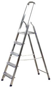 Лестница-стремянка ЗУБР алюминиевая, усиленный профиль, 3 ступени арт.38805-03 